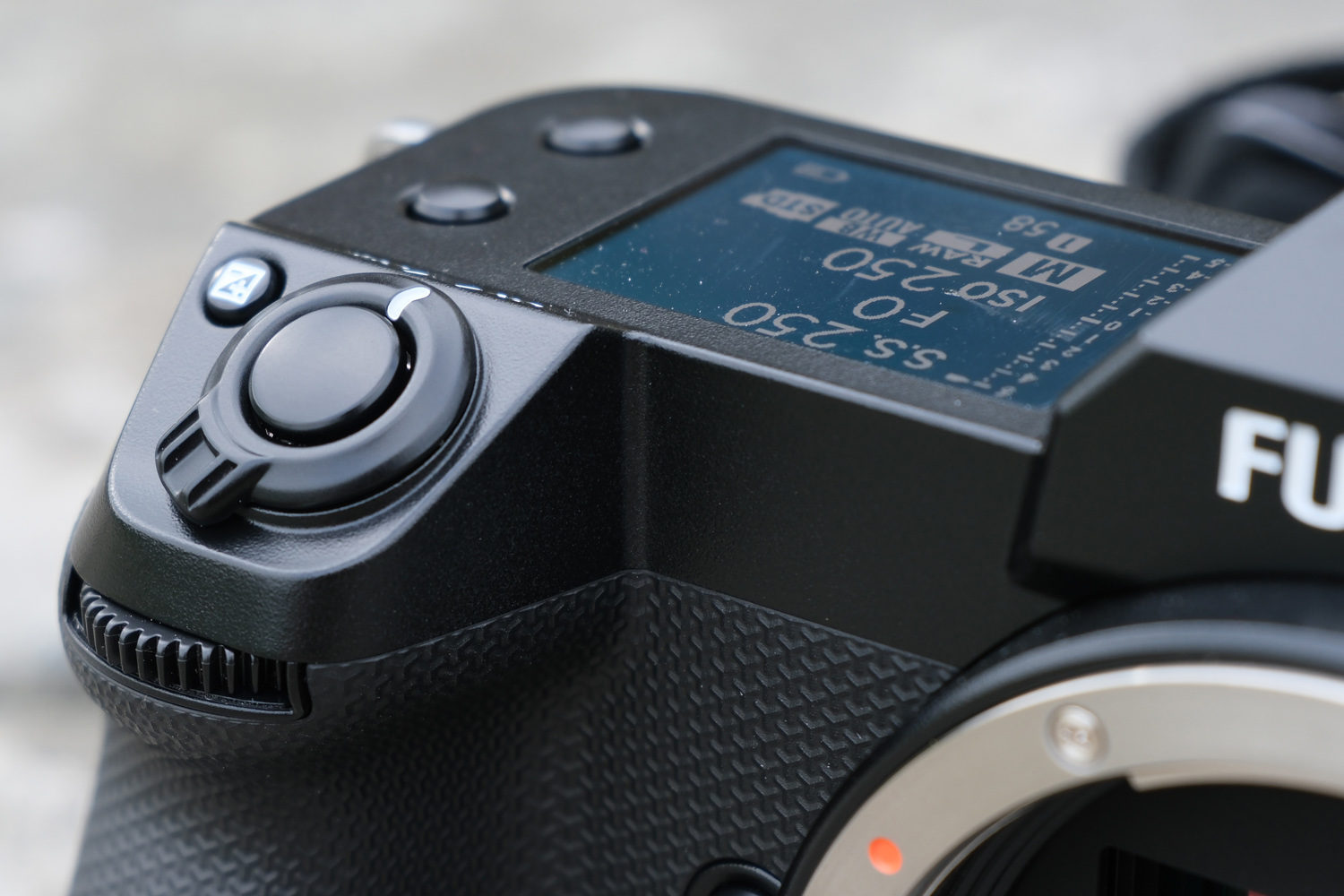 Fujifilm GFX100s II hands-on review shutter button