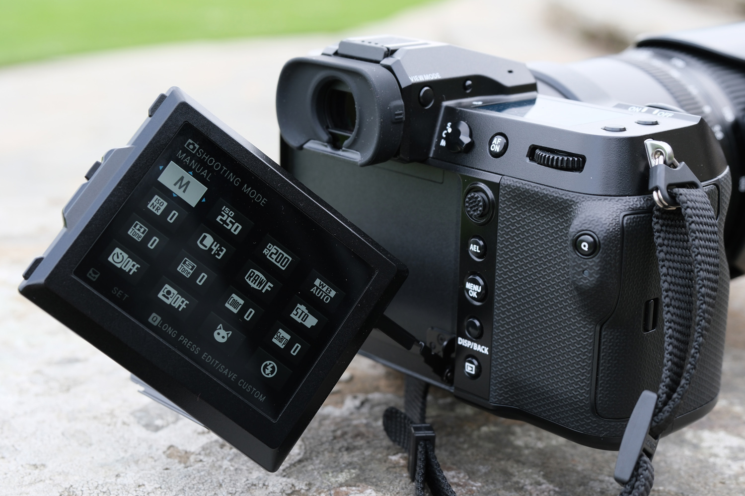 Fujifilm GFX100s II hands-on review tilt screen