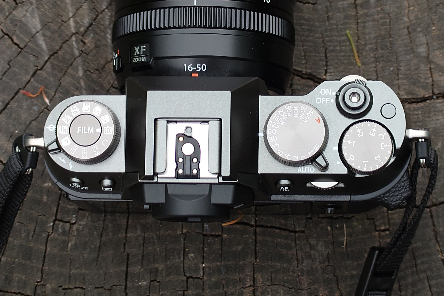 Fujifilm X-T50 hands-on review top plate