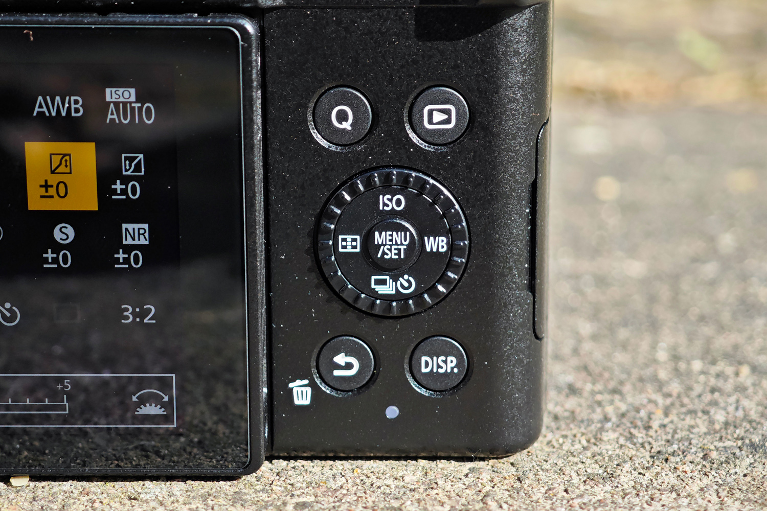 Panasonic Lumix S9 review menu buttons