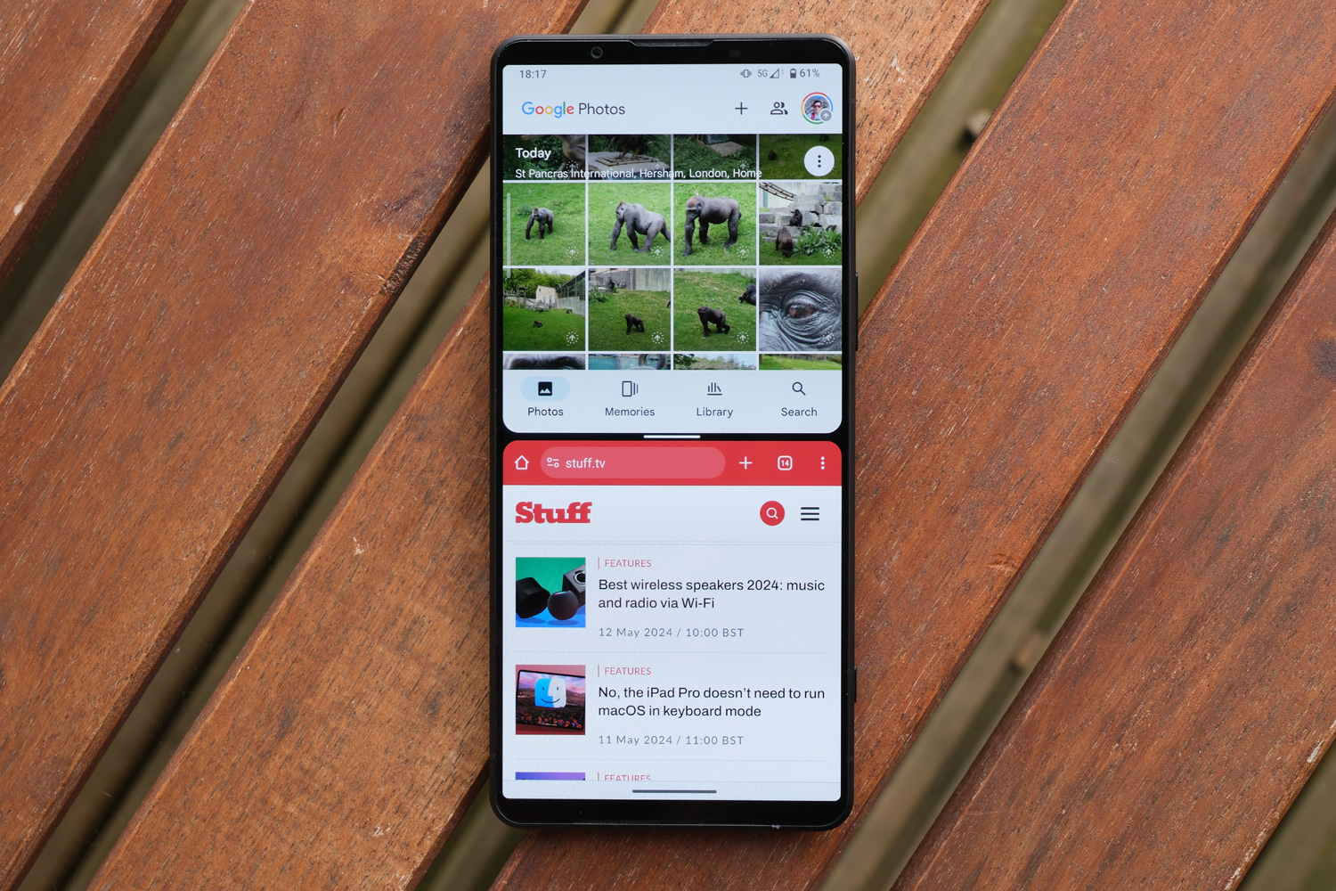 Sony Xperia 1 VI review split view